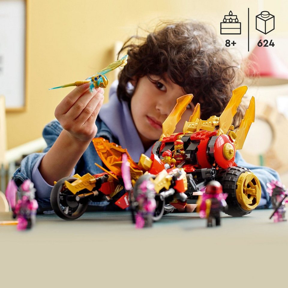 LEGO® LEGO Kais Golddrachen-Raider Konstruktionsspielsteine