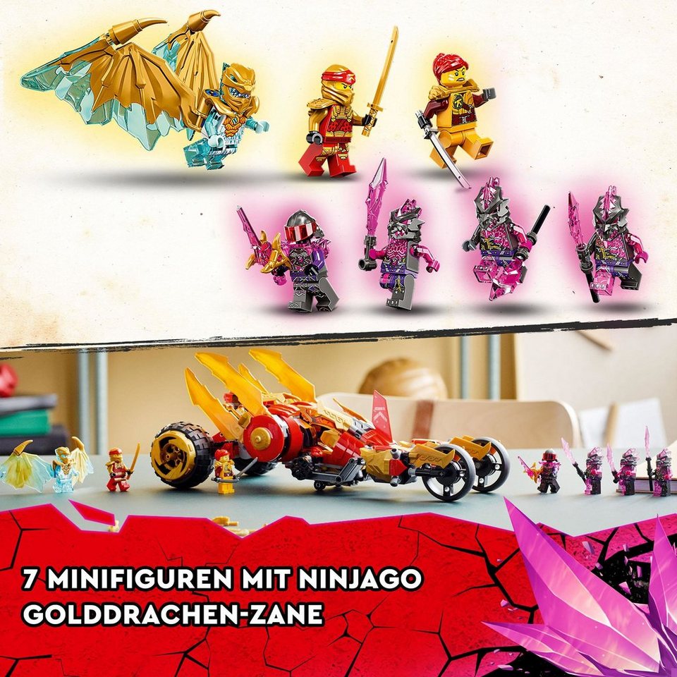 LEGO® LEGO Kais Golddrachen-Raider Konstruktionsspielsteine