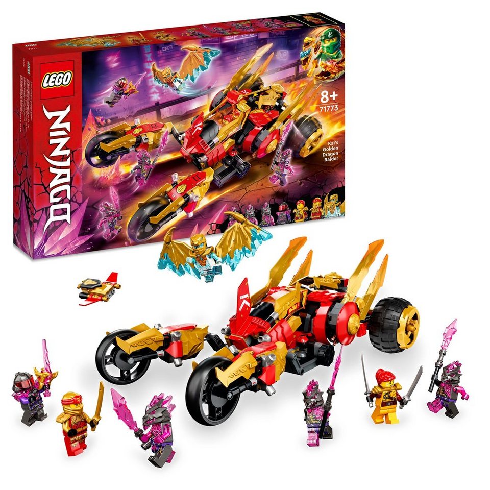 LEGO® LEGO Kais Golddrachen-Raider Konstruktionsspielsteine