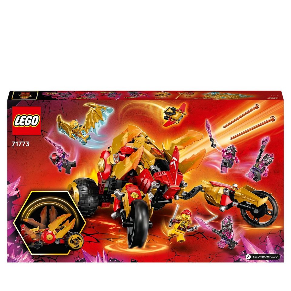 LEGO® LEGO Kais Golddrachen-Raider Konstruktionsspielsteine