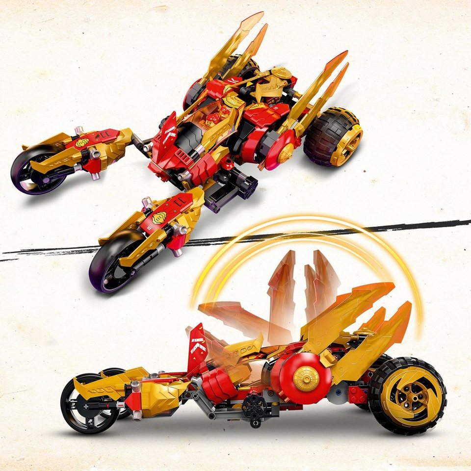 LEGO® LEGO Kais Golddrachen-Raider Konstruktionsspielsteine
