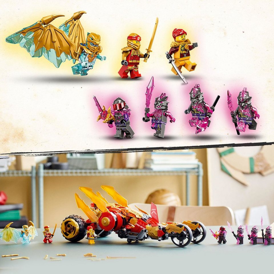 LEGO® LEGO Kais Golddrachen-Raider Konstruktionsspielsteine