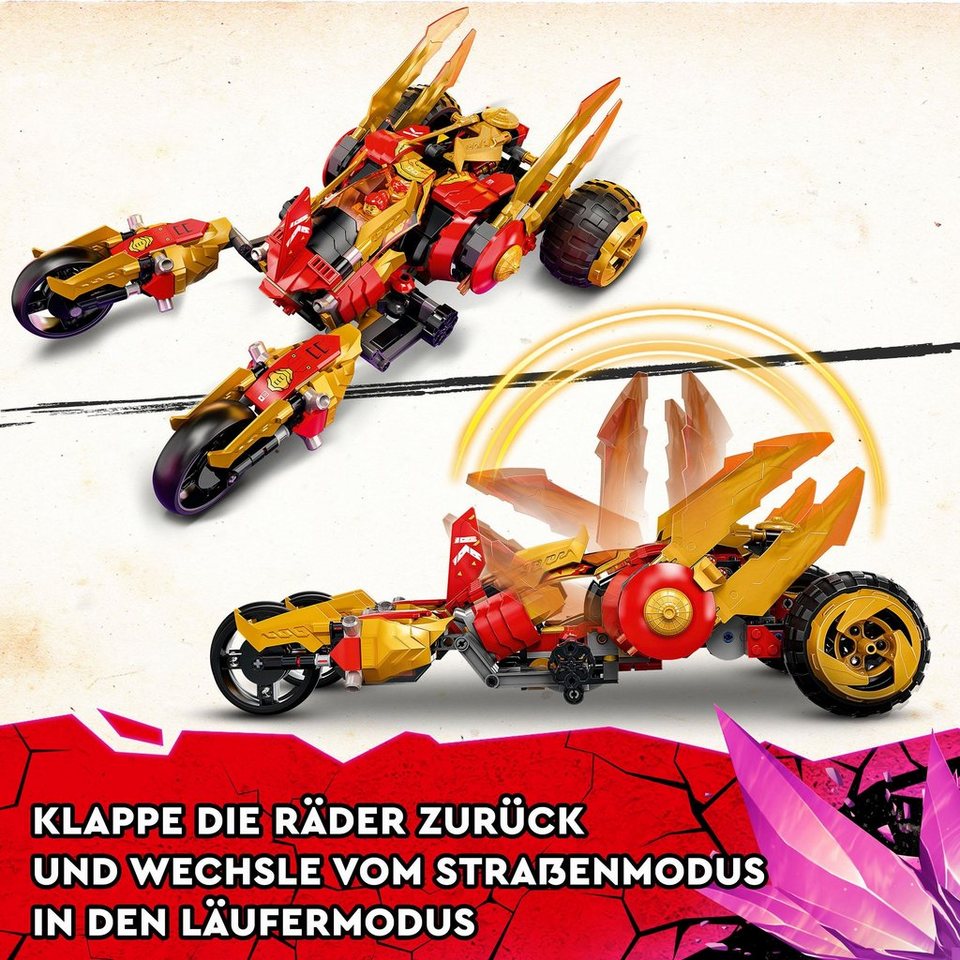 LEGO® LEGO Kais Golddrachen-Raider Konstruktionsspielsteine