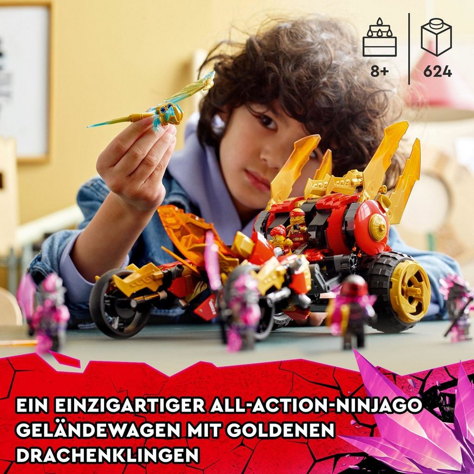 LEGO® LEGO Kais Golddrachen-Raider Konstruktionsspielsteine