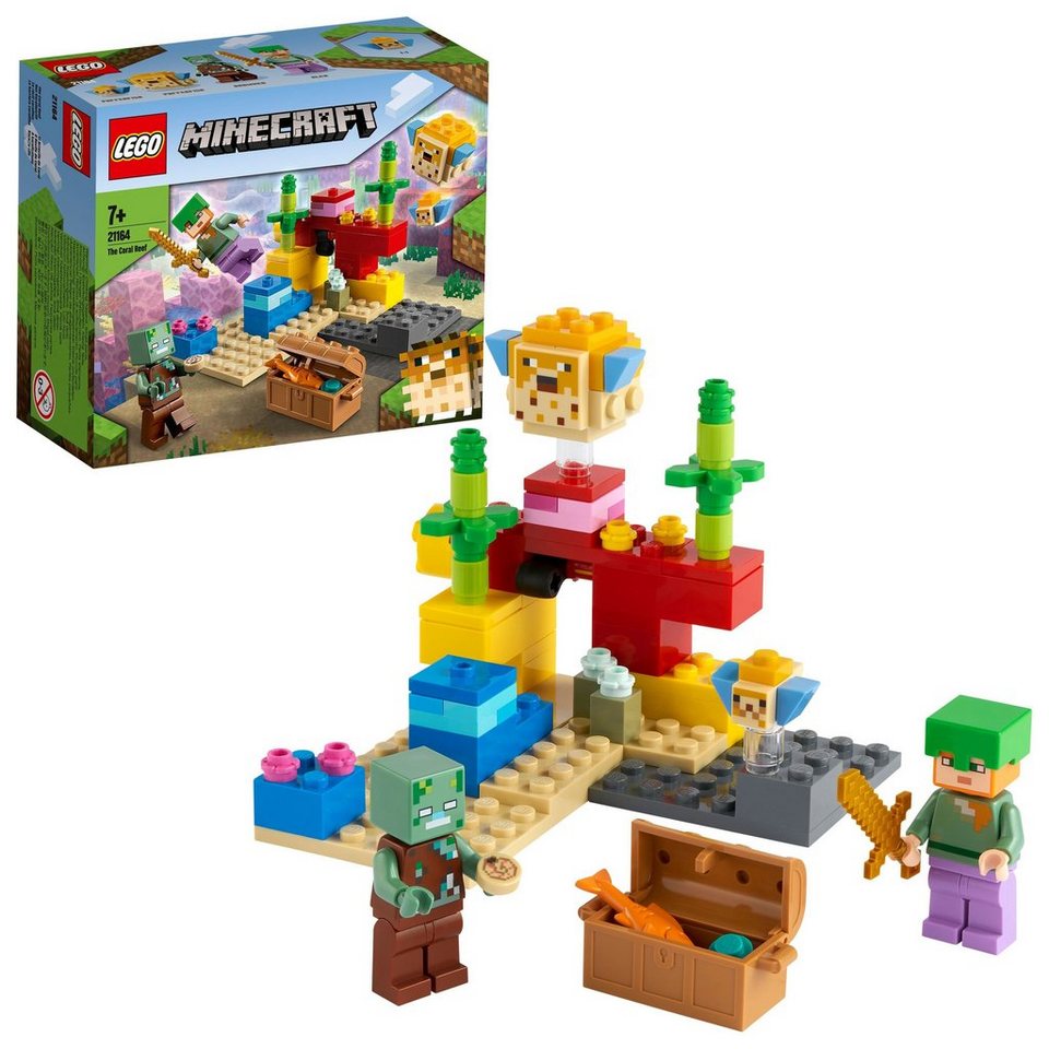 LEGO® LEGO Minecraft – Das Korallenriff Konstruktionsspielsteine
