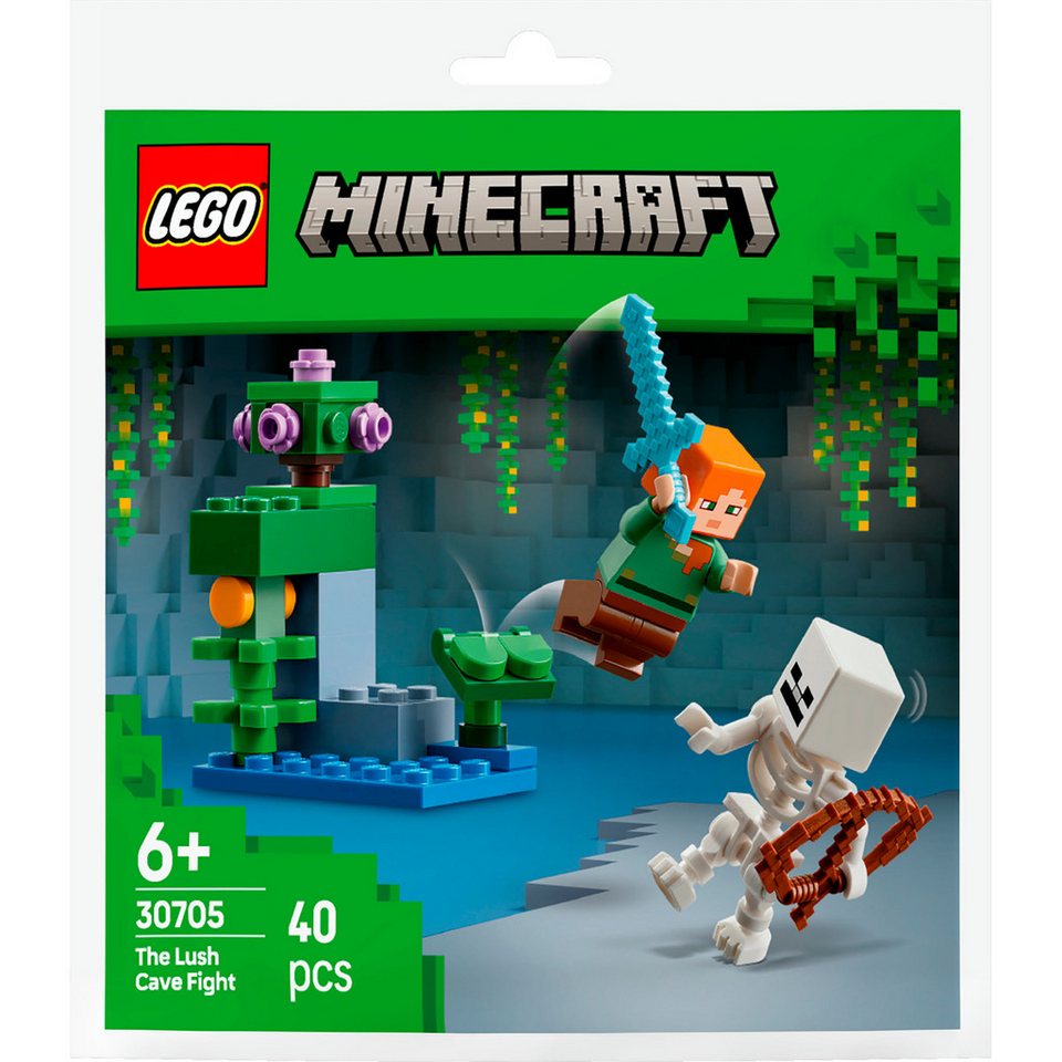 LEGO® LEGO Minecraft Showdown in der Üppigen Höhle, Spielbausteine