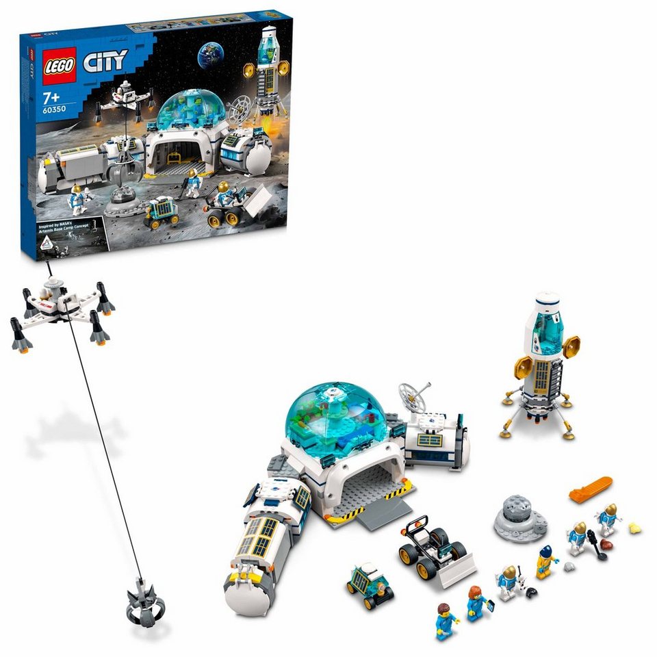 LEGO® LEGO Mond-Forschungsbasis Konstruktionsspielsteine