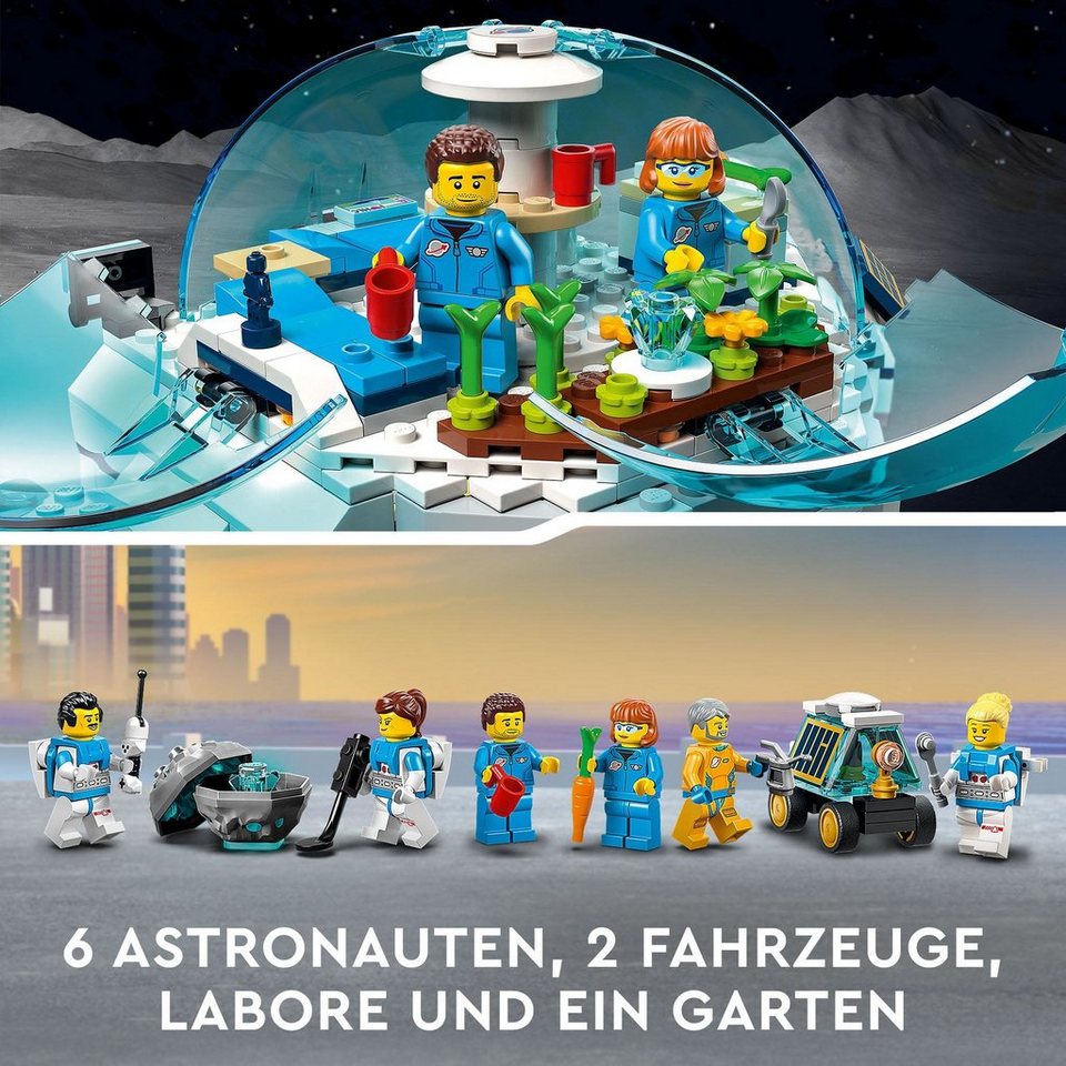 LEGO® LEGO Mond-Forschungsbasis Konstruktionsspielsteine