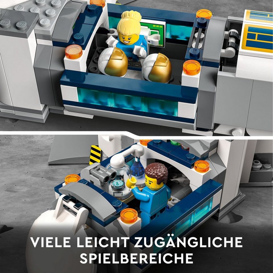 LEGO® LEGO Mond-Forschungsbasis Konstruktionsspielsteine