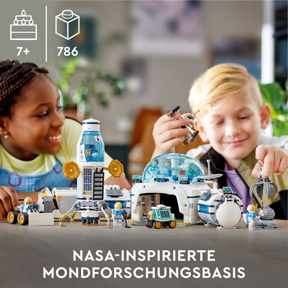 LEGO® LEGO Mond-Forschungsbasis Konstruktionsspielsteine