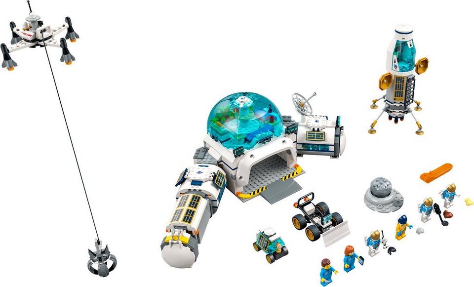 LEGO® LEGO Mond-Forschungsbasis Konstruktionsspielsteine