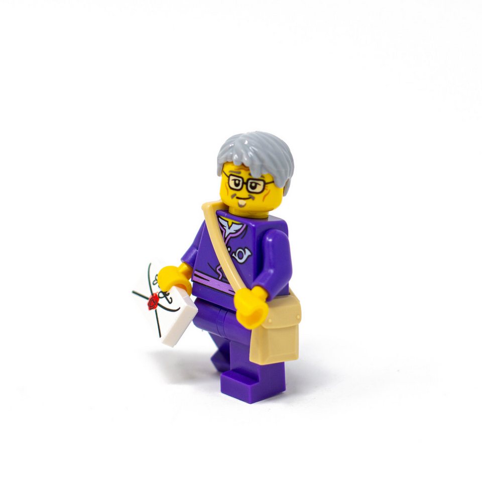 LEGO® LEGO Ninjago: Postbote mit Brief und Posttasche Spielbausteine