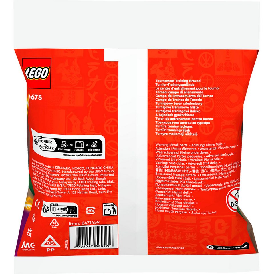 LEGO® LEGO Ninjago Turnier-Trainingsgelände, Spielbausteine