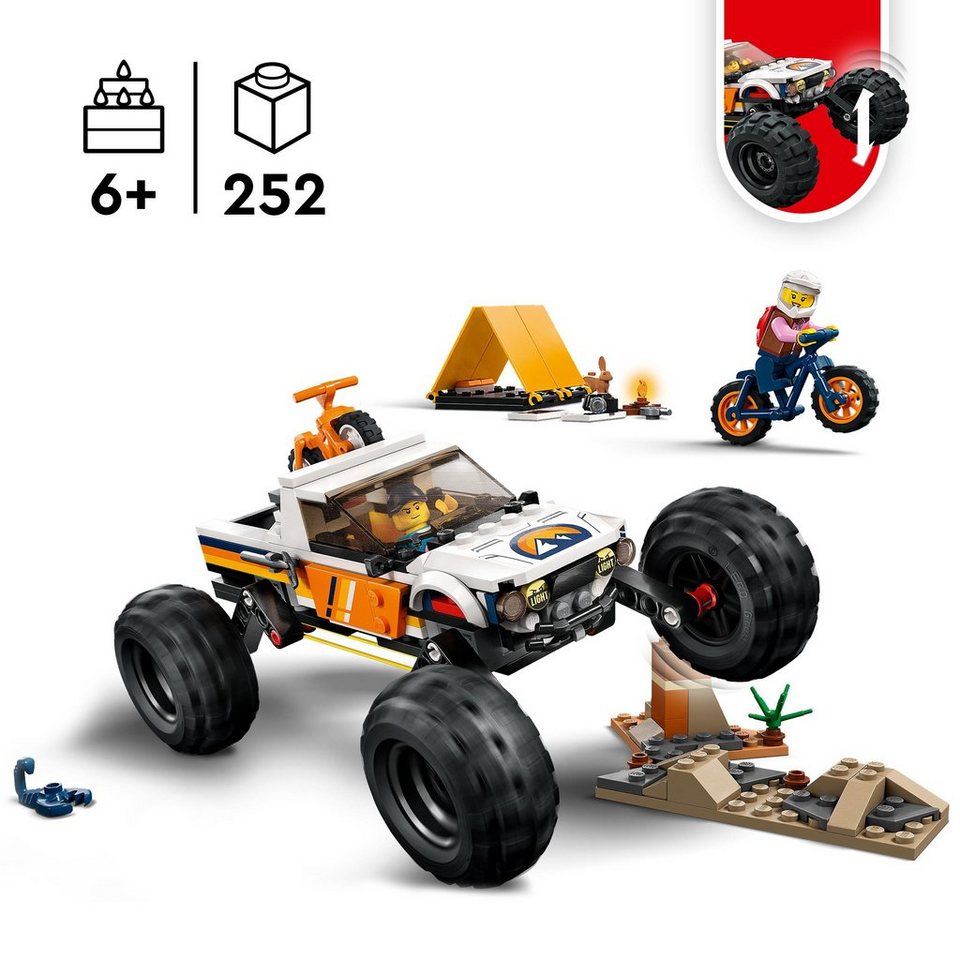 LEGO® LEGO Offroad Abenteuer Konstruktionsspielsteine