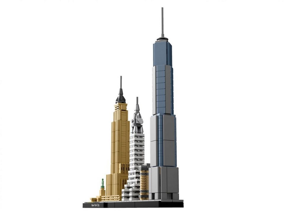 LEGO® LEGO® Architecture 21028 New York City Konstruktionsspielsteine, (598 St)
