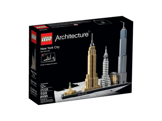 LEGO® LEGO® Architecture 21028 New York City Konstruktionsspielsteine, (598 St)