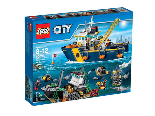 LEGO® LEGO® City 60095 Tiefsee-Expeditionsschiff Konstruktionsspielsteine, (717 St)