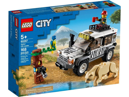 LEGO® LEGO® City 60267 Safari-Geländewagen Konstruktionsspielsteine, (168 St)