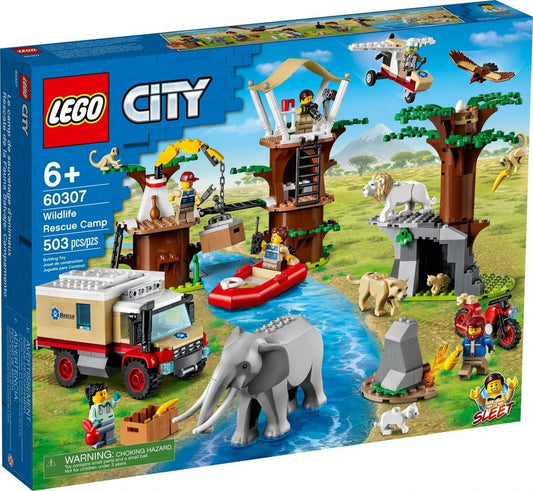 LEGO® LEGO® City 60307 Tierrettungscamp Konstruktionsspielsteine, (503 St)