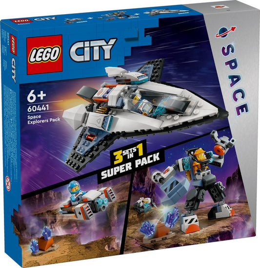 LEGO® LEGO® City 60441 Weltraumforscher-Set 3in1 Konstruktionsspielsteine