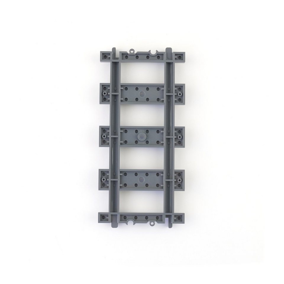 LEGO® LEGO® City Eisenbahn Gerade Schienen Dunkelgrau - 53401 Spielbausteine, (Bausteine, 10 St., Kreativ-Set), Made in Europe