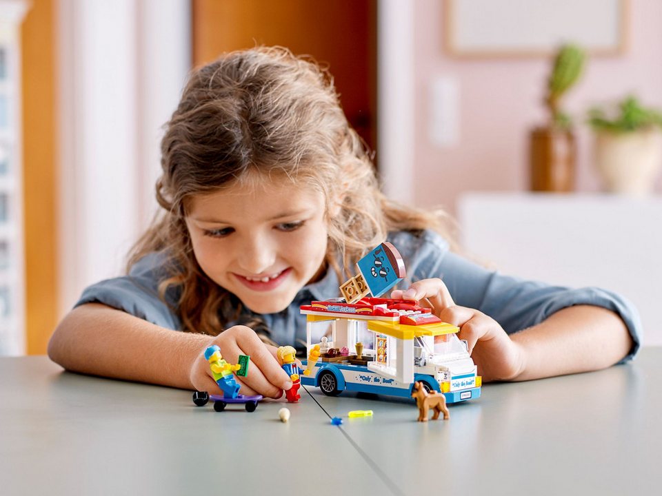 LEGO® LEGO® City Eiswagen - 60253 NEU! Teile 200x Spielbausteine, (Bausteine, 200 St., Kreativ-Set), Made in Europe