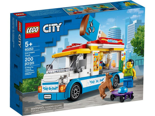 LEGO® LEGO® City Eiswagen - 60253 NEU! Teile 200x Spielbausteine, (Bausteine, 200 St., Kreativ-Set), Made in Europe