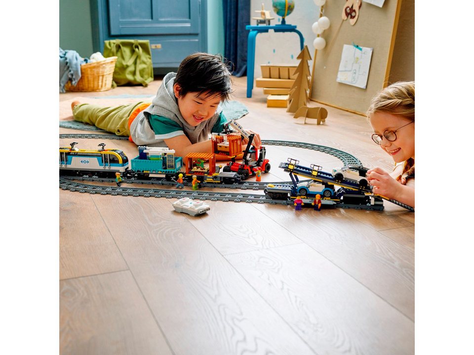 LEGO® LEGO® City Güterzug - 60336 NEU! Teile 1153x Spielbausteine, (Bausteine, 1153 St., Kreativ-Set), Made in Europe