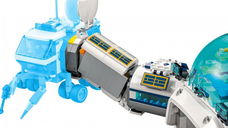 LEGO® LEGO® City Mond-Forschungsbasis - 60350 NEU! Teile 786x Spielbausteine, (Bausteine, 786 St., Kreativ-Set), Made in Europe