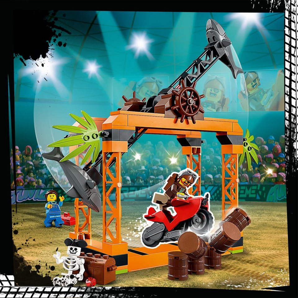 LEGO® LEGO® City Stunt Haiangriff-Stuntchallenge 122 Teile 60342 Spielbausteine
