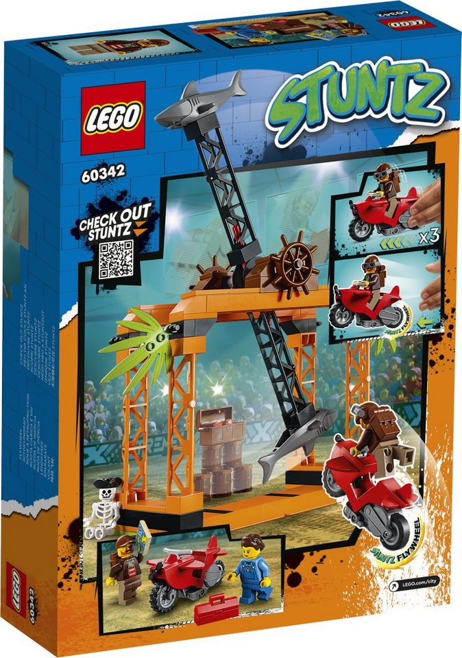 LEGO® LEGO® City Stunt Haiangriff-Stuntchallenge 122 Teile 60342 Spielbausteine