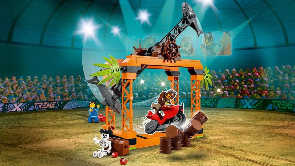 LEGO® LEGO® City Stunt Haiangriff-Stuntchallenge 122 Teile 60342 Spielbausteine