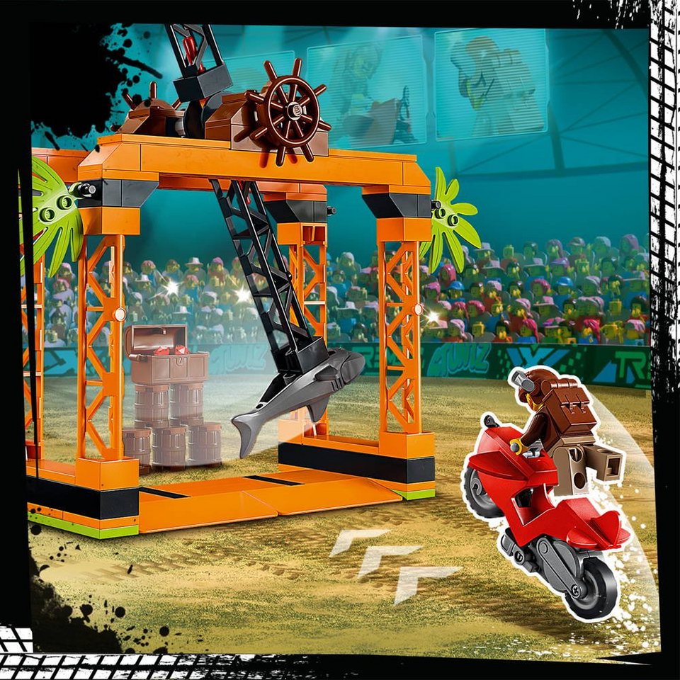 LEGO® LEGO® City Stunt Haiangriff-Stuntchallenge 122 Teile 60342 Spielbausteine