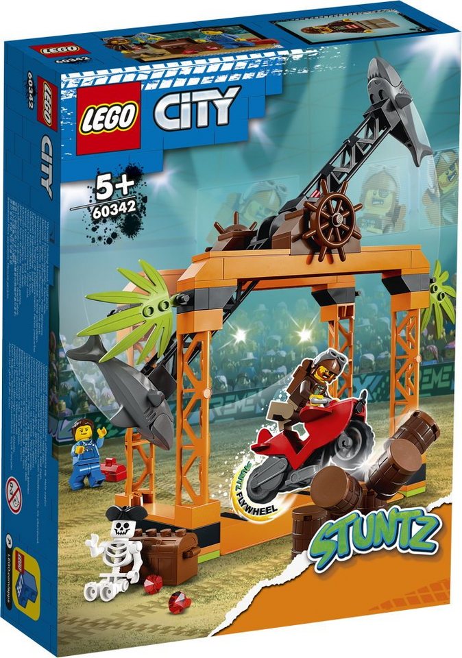 LEGO® LEGO® City Stunt Haiangriff-Stuntchallenge 122 Teile 60342 Spielbausteine