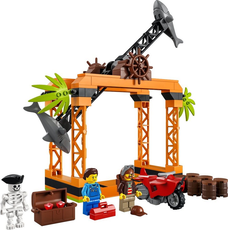 LEGO® LEGO® City Stunt Haiangriff-Stuntchallenge 122 Teile 60342 Spielbausteine