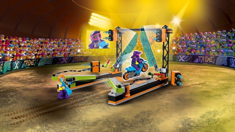 LEGO® LEGO® City Stunt Hindernis-Stuntchallenge 154 Teile 60340 Spielbausteine
