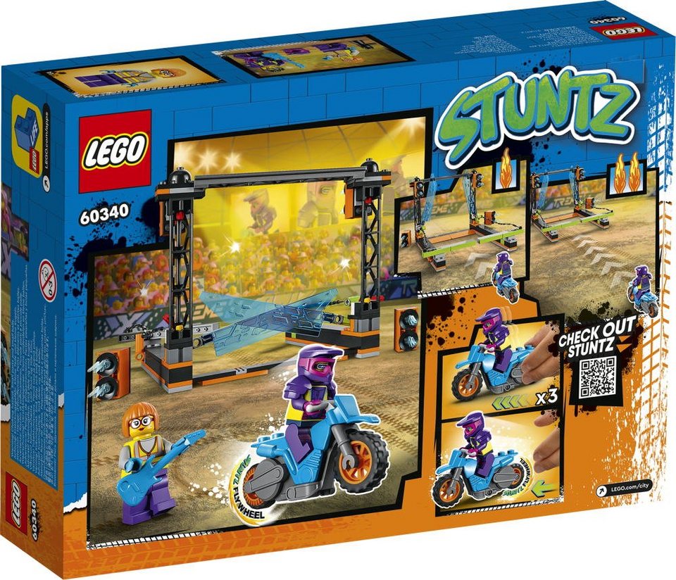 LEGO® LEGO® City Stunt Hindernis-Stuntchallenge 154 Teile 60340 Spielbausteine