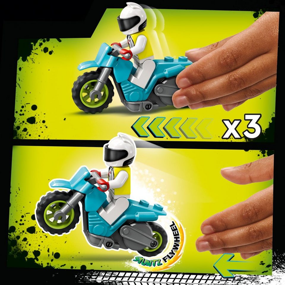 LEGO® LEGO® City Stunt Stunttruck mit Feuerreifen Challenge 479 Teile 60357 Spielbausteine