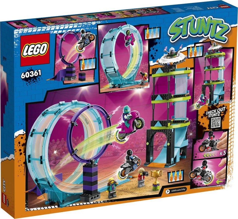 LEGO® LEGO® City Stunt Ultimative Stuntfahrer Challenge 385 Teile 60361 Spielbausteine