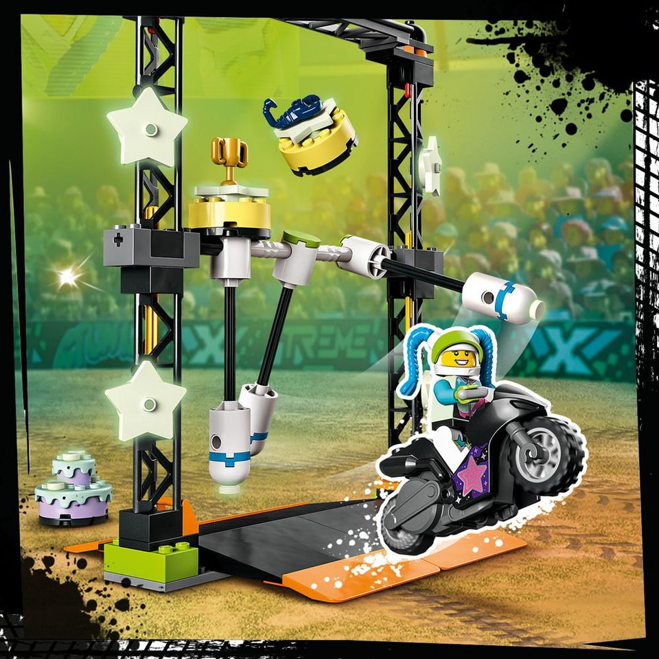 LEGO® LEGO® City Stunt Umstoß-Stuntchallenge 117 Teile 60341 Spielbausteine