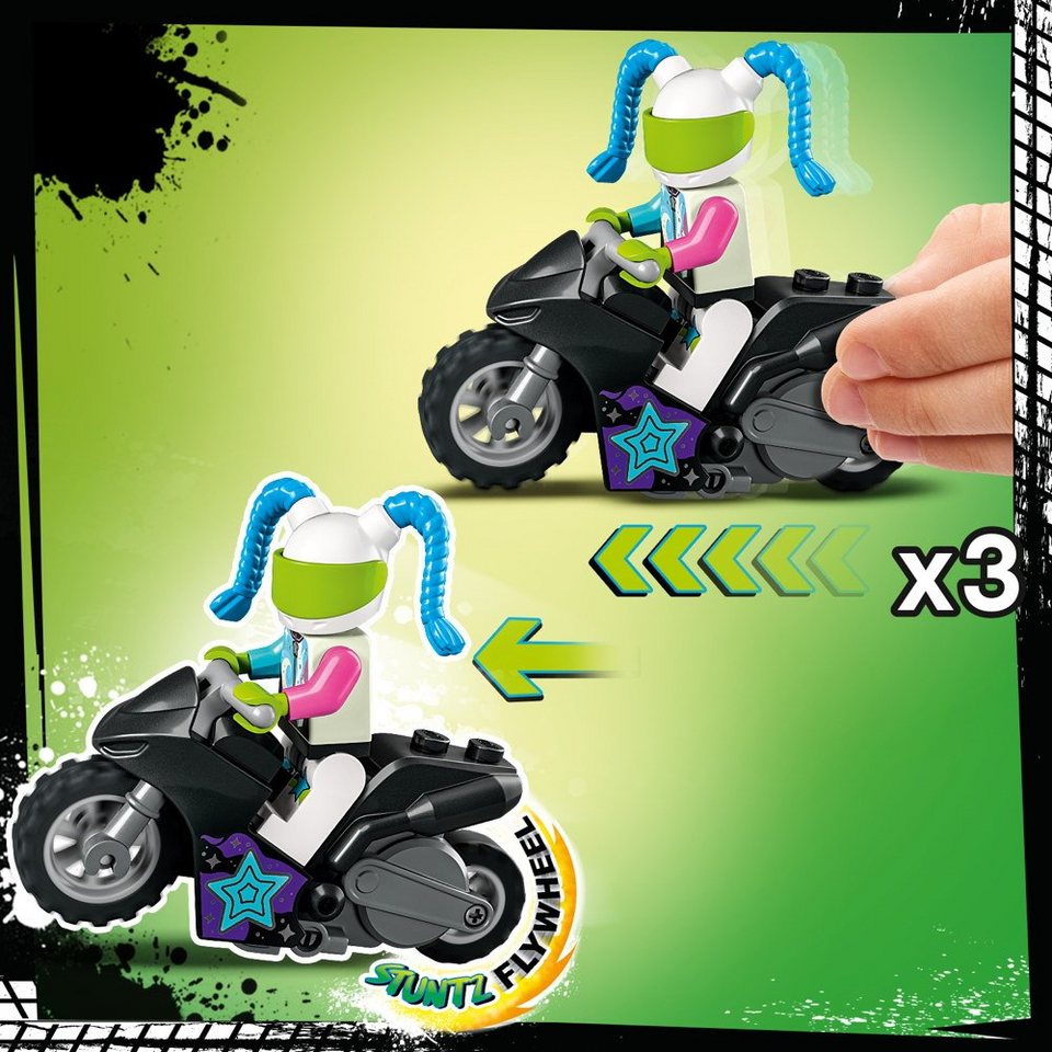 LEGO® LEGO® City Stunt Umstoß-Stuntchallenge 117 Teile 60341 Spielbausteine