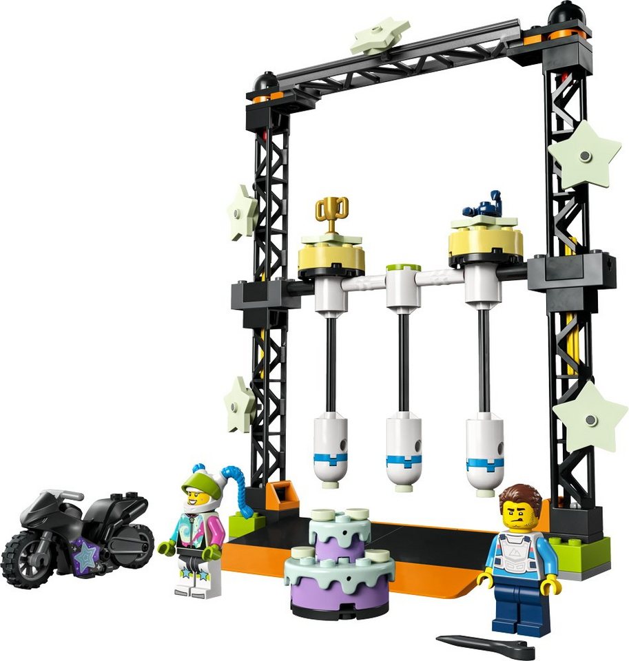 LEGO® LEGO® City Stunt Umstoß-Stuntchallenge 117 Teile 60341 Spielbausteine