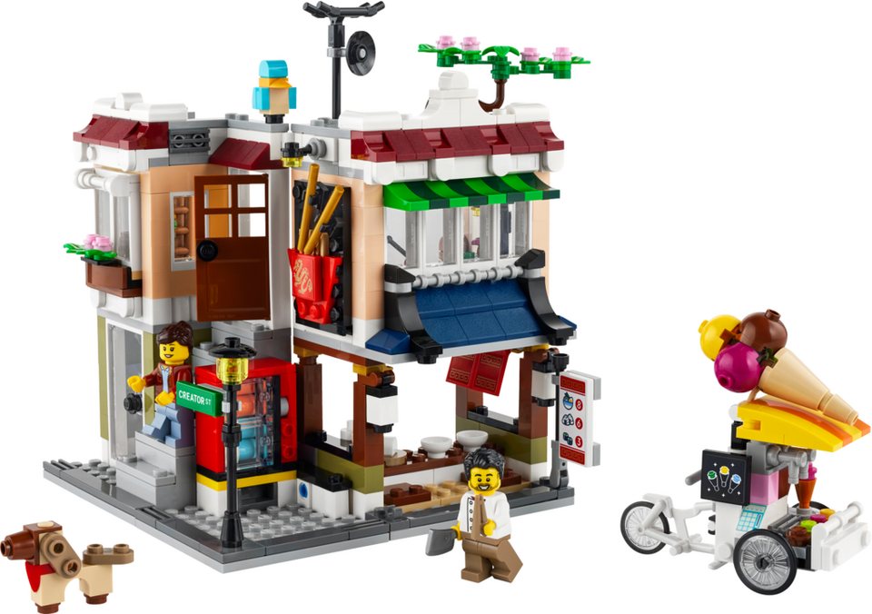 LEGO® LEGO® Creator: 31131 - Nudelladen - EOL 2023 Konstruktionsspielsteine, (Set)
