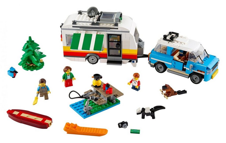 LEGO® LEGO® Creator 3in1 31108 Wohnwagen Konstruktionsspielsteine, (766 St)