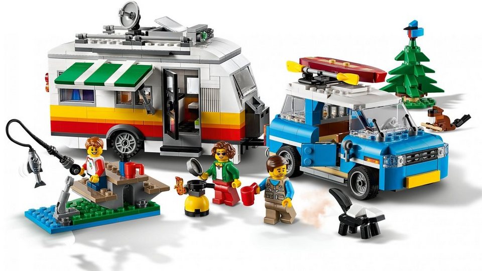 LEGO® LEGO® Creator 3in1 31108 Wohnwagen Konstruktionsspielsteine, (766 St)