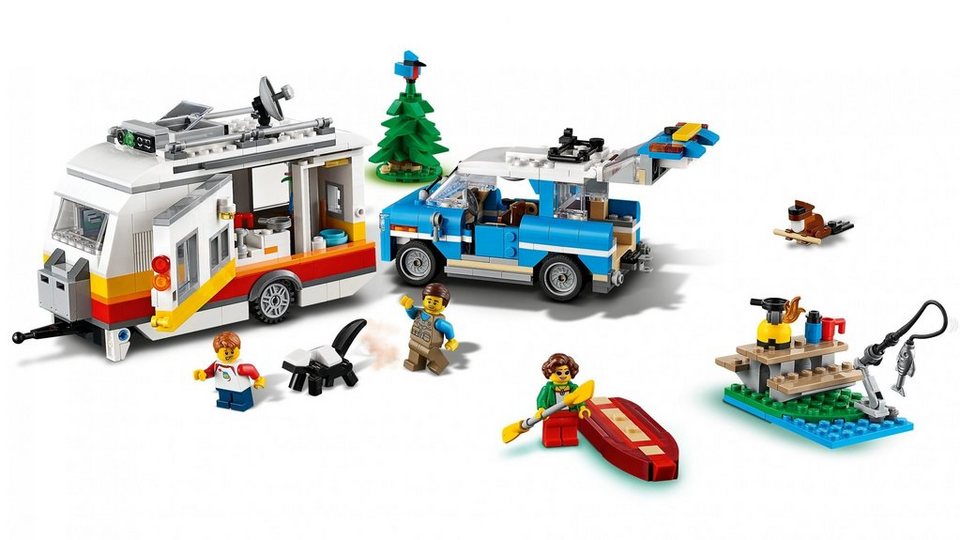 LEGO® LEGO® Creator 3in1 31108 Wohnwagen Konstruktionsspielsteine, (766 St)