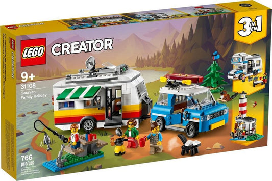 LEGO® LEGO® Creator 3in1 31108 Wohnwagen Konstruktionsspielsteine, (766 St)