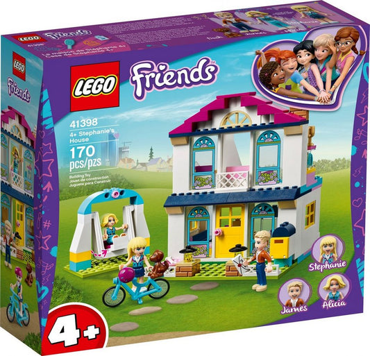 LEGO® LEGO® Friends 41398 Stephanies Familienhaus Konstruktionsspielsteine, (170 St)