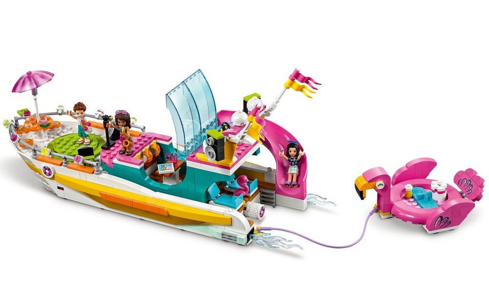 LEGO® LEGO® Friends 41433 Partyboot von Heartlake City Konstruktionsspielsteine, (640 St)
