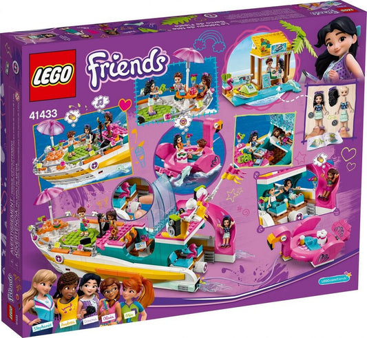 LEGO® LEGO® Friends 41433 Partyboot von Heartlake City Konstruktionsspielsteine, (640 St)